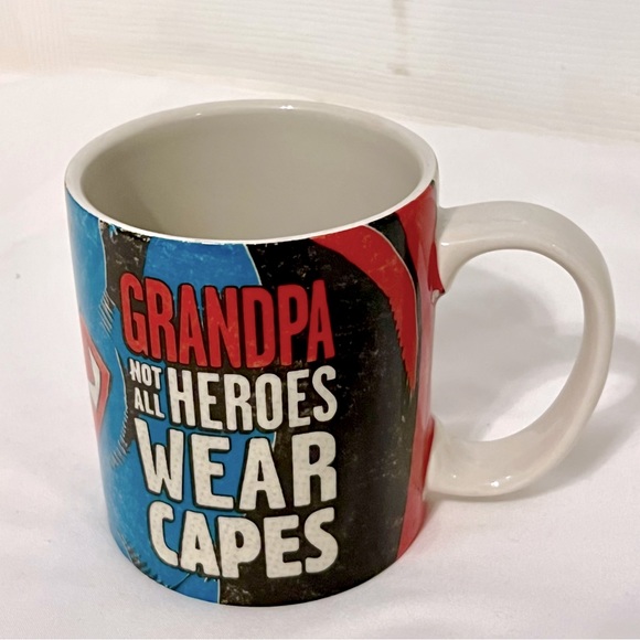 Hallmark Other - Hallmark Superman “Grandpa Not All Hero’s Wear Capes” Coffee Cup Mug